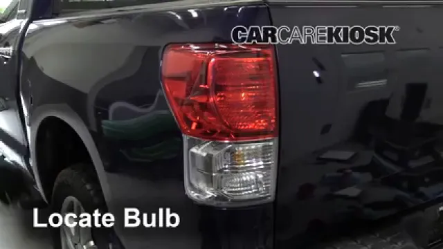 2012 Toyota Tundra Limited 5.7L V8 Crew Cab Pickup Lights Tail Light (replace bulb)